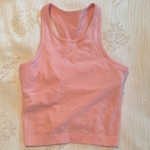 Lululemon Ebb to street Cropped Racerback tank